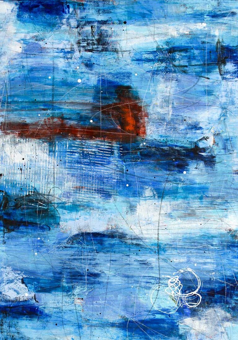 Tides VII - bl&aring; plakat