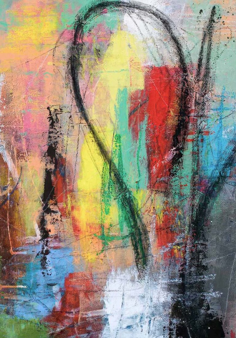 Traces IV - plakat kunst moderne