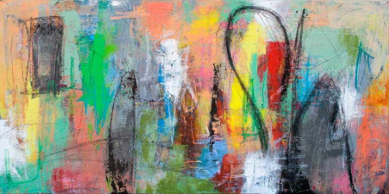 Vandrette plakater til over bænk eller skoskab i entréen til lange smalle vægforløb