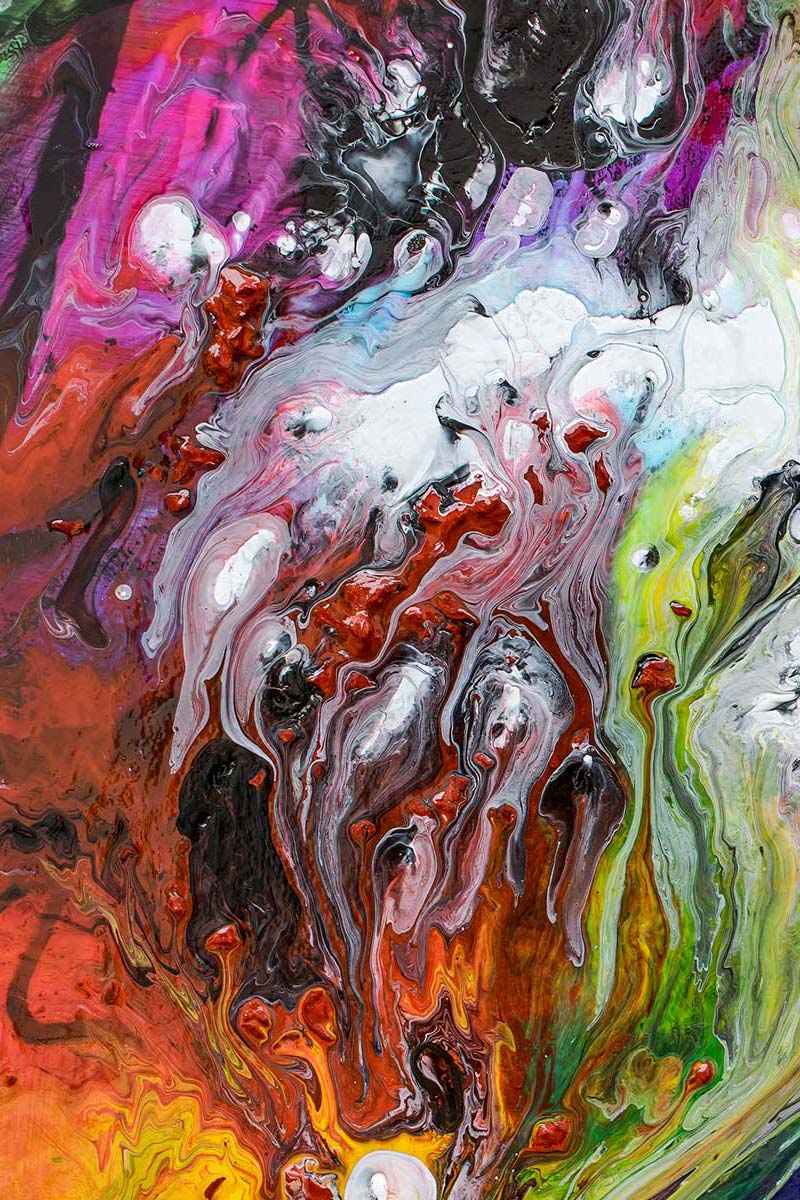 Burst III - lærredstryk abstrakt kunst