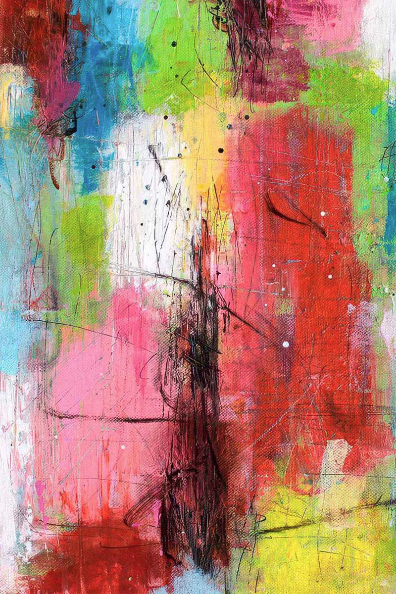 Eclectic III - canvas billede abstrakt kunst