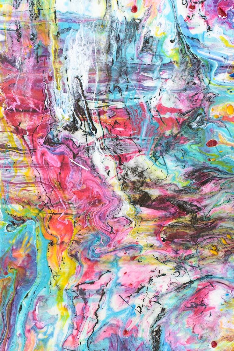 Shades VI - canvas billede kunst med farver