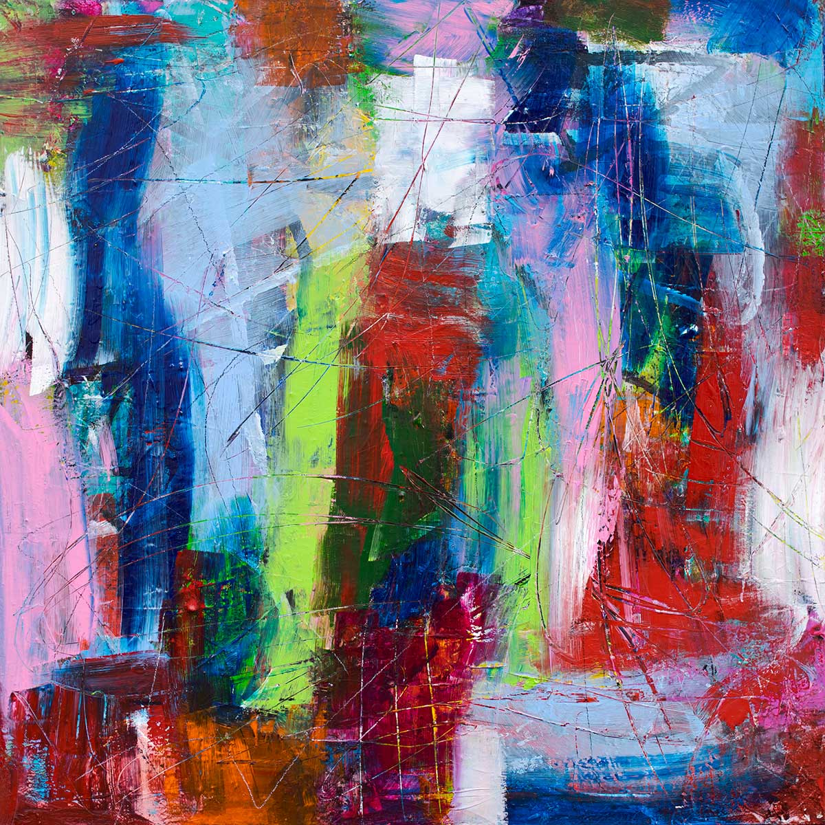 Belive II - unikt moderne lærredstryk