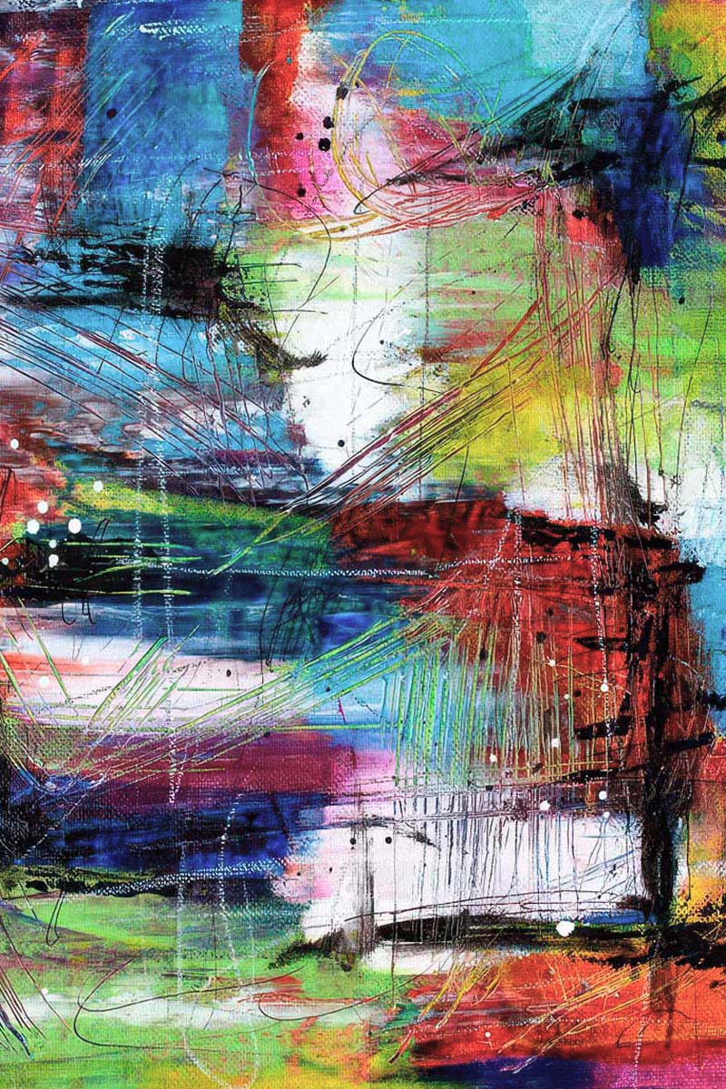 Infinite VI - moderne kunst lærredsprint